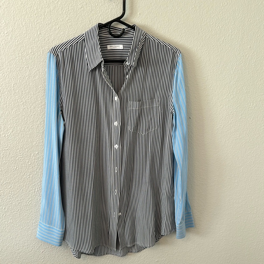 Equipment Silk button down